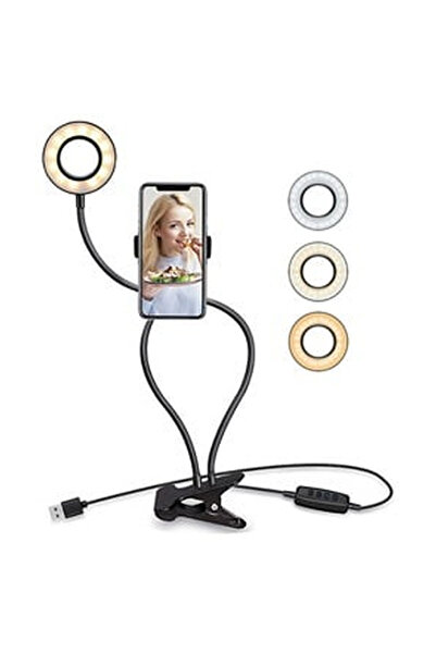 OEM Mobile Phone Holder Ring Light LED with 12 W Photo Light