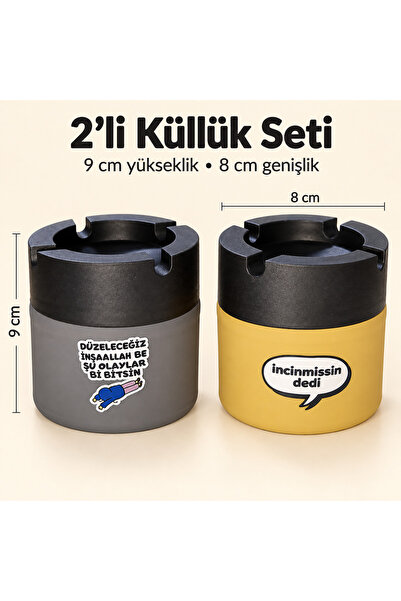 Ta-Fu Global ΣΕΤ 2 ΤΕΜΑΧΙΩΝ ΤΥΠΟΥΜΕΝΟΥ ΓΥΑΛΙΝΟΥ ΤΑΣΑΠΑΤΙΚΟΥ, 9 εκ. ύψος × 8 ε...