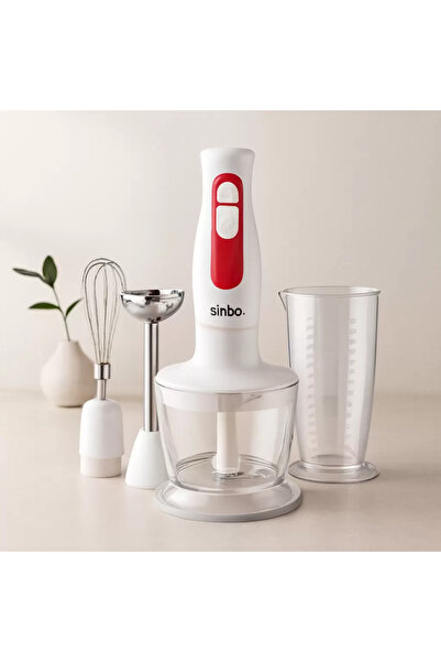 El Blender Seti (Doğrayıcı, Mixer, Blender) - 2 Kademe, 600ml Hazne, 700ml Ölçü Kabı