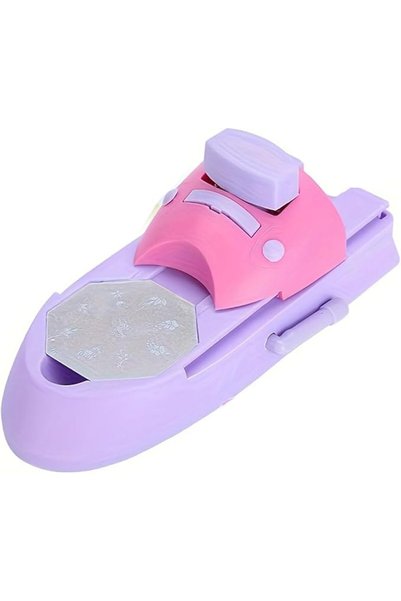 Arabest Portable Nail Art Pattern Printer Machine with 6 Design Template Card...