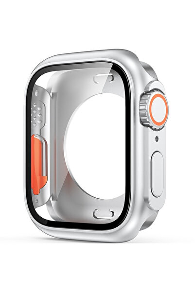 XGSM Carcasă completă 2 în 1 + Sticlă securizată pentru Apple Watch 7/8/9 45M...