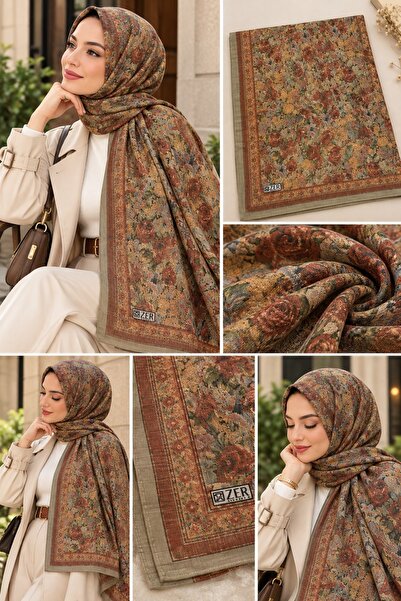 Genel Markalar ZER ŞAL - VINTAGE ROSE DESEN ŞAL