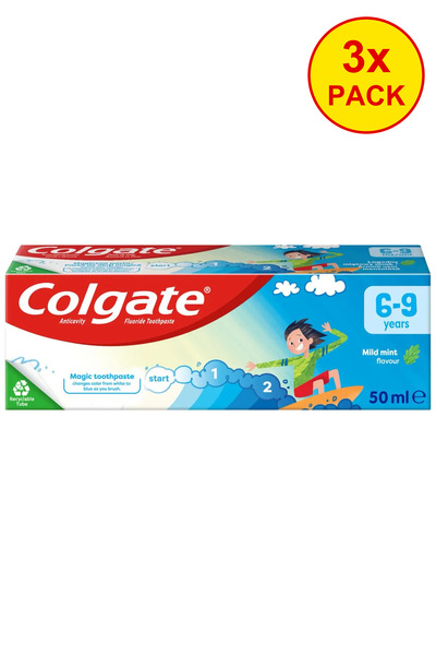Colgate 3x PACK Toothpaste Smiles Junior 6+ 50ml