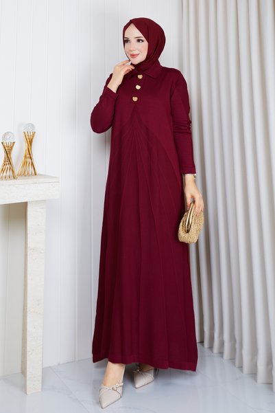 Pamuk Butik تنورة نسائية منسوجة بنمط شبكي مزخرف وميرسيريزد
