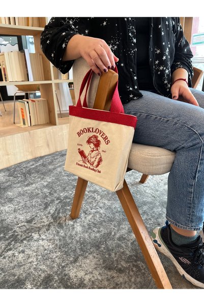 Generic Brand Vintage Short Sleeve Strap Book Bag Book Lover Gift