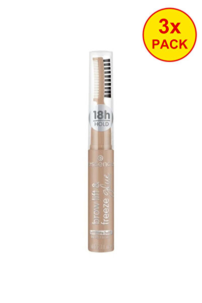 Essence 3 броя Лепило за повдигане и фиксиране на вежди - 02 Светло кафяво, Е...