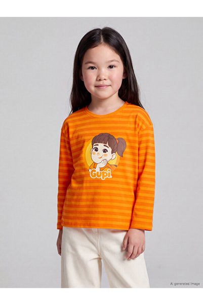 LC Waikiki Rmz Gi̇yi̇m Farkiyla Gupi Licensed Girls' T-Shirt