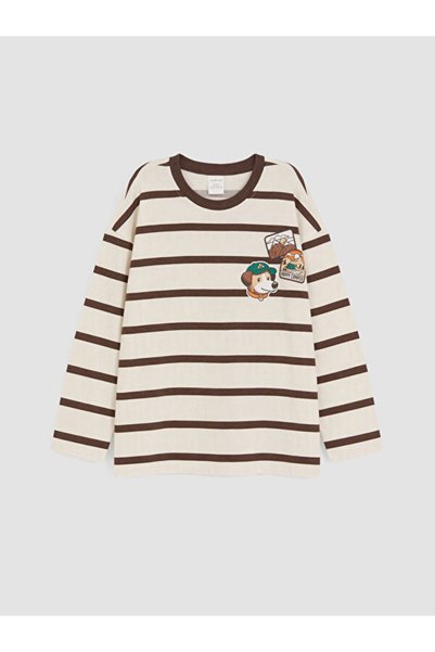 LC Waikiki Rmz Gi̇yi̇m Farkiyla Boys' Long Sleeve T-Shirt