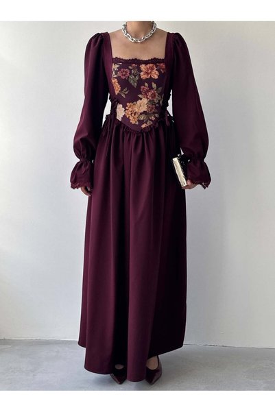 conconmoda Ponsa Midi Elbise