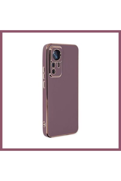 Generic Brand Mi 12t Pro Compatible Case Volet Silicone - Purple Ind0320