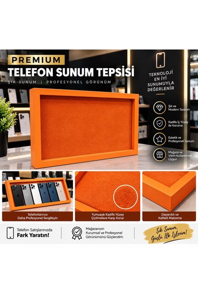 Telefon sunum tepsi