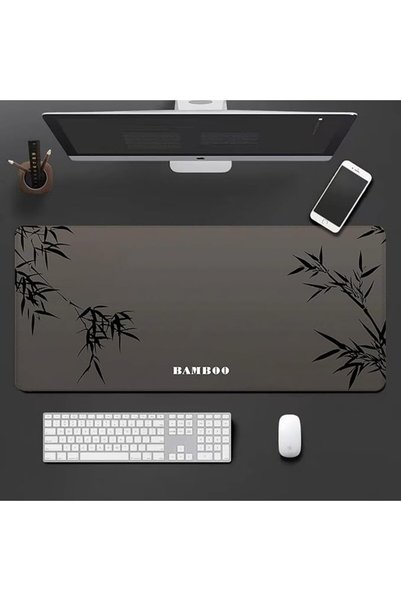 AZONEE Large Gaming Mouse Pad Extended Desk Mat, Non-Slip Rubber Base, Black ...