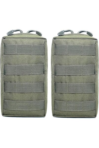 GENERAL Tacticool 2 Pack Molle Pouches - Tactical Compact Water-Resistant EDC...