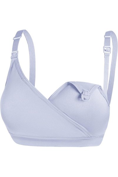 Dress Cici Maternity Nursing Bra Wire Free - Breastfeeding V Neck Full Coverage