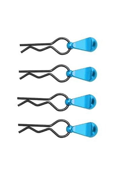Topincn RC Body Clips Stainless Steel 34x12mm for 1/8 1/10 Cars