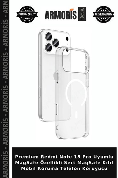 Armoris Premium Redmi Note 15 Pro Compatible Magsafe Featured Hard Magsafe Ca...
