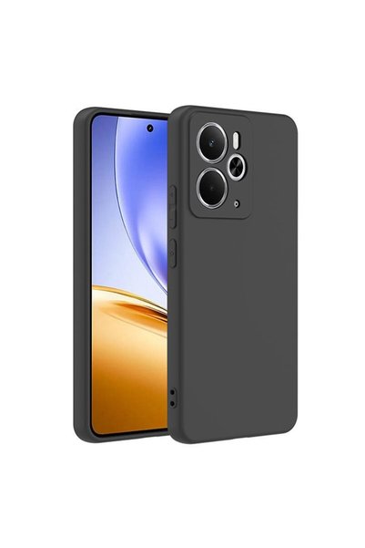 OEM Θήκη Σιλικόνης TPU Ματ για Realme 14 5G - Μαύρο