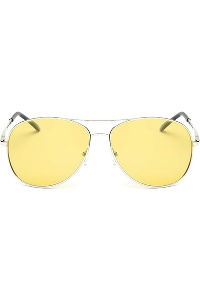 Other Night Vision Polarized Sunglasses Driving UV400 Mirrored A103 - Silver