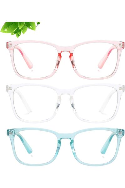 GENERAL KUGUAOK Kids Blue Light Blocking Glasses, Boys Girls Computer Gaming ...