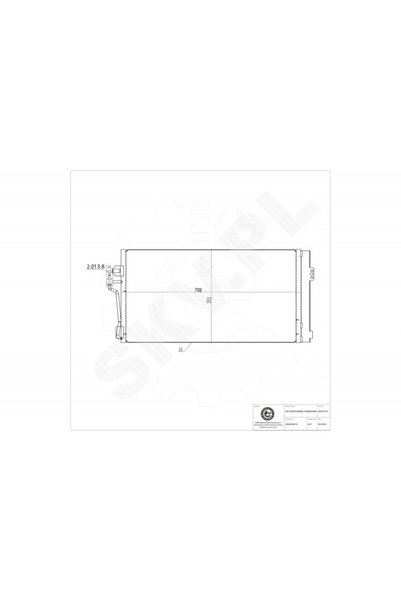 ESEN SKV Radiator aer condiționat Mercedes Viano Vito cu uscător A6398350070