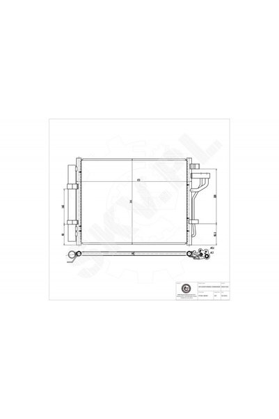 ESEN SKV Radiator aer condiționat Hyundai i10 II cu uscător 97606B9000