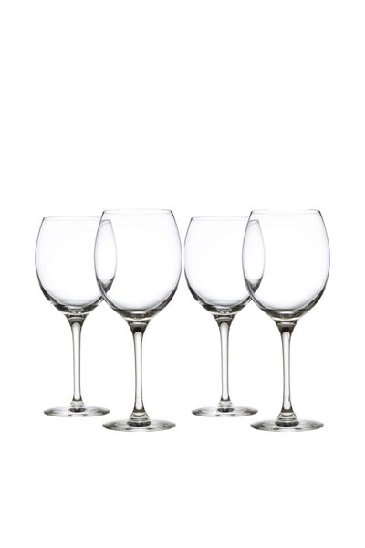 Alessi Mami XL Ποτήρια Κόκκινου Κρασιού, Σετ 4 τεμαχίων, 450 ml, Διαυγές Κρύσ...