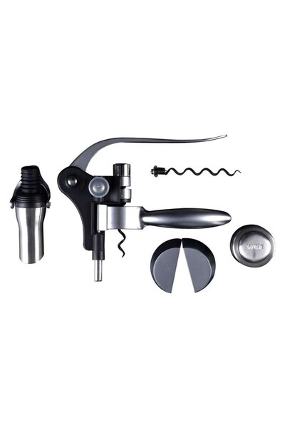 MasterPro Listrac BGMP-5118 Σετ κρασιού 5 τεμαχίων, Τιρμπουσόν, Κόφτης και Πώ...