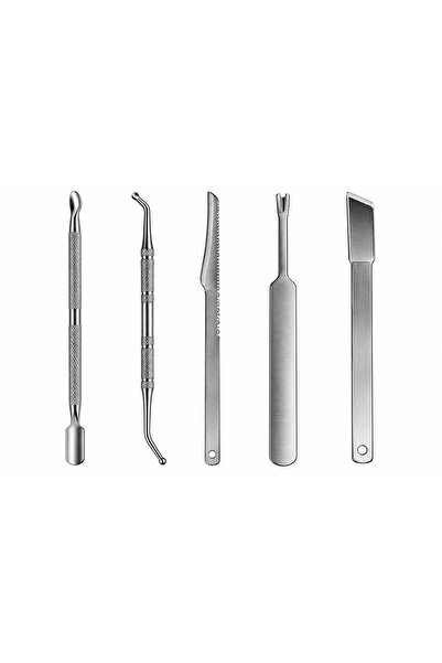 Glamura Lashes Set of 5 Professional Pedicure and Manicure Tools Model W06, S...