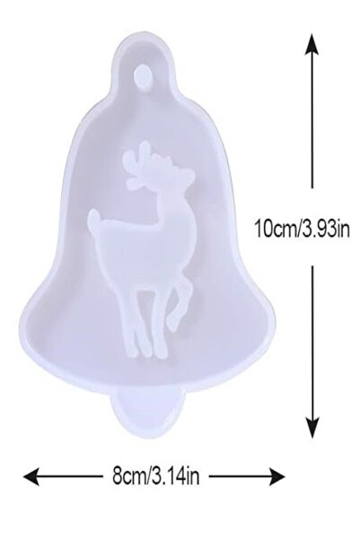 OEM Matrita din silicon glob clopotel ornamente de Craciun 9