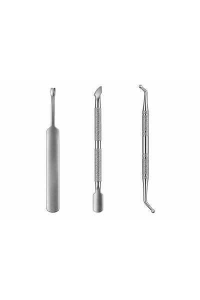 Glamura Lashes Set 3 Ustensile Profesionale Pedichiură și Manichiură Model W0...