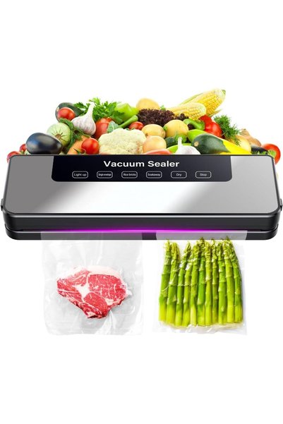 MarlaMall Food Saver Vacuum Sealer, Automatic Sealing Machine for Food Preser...