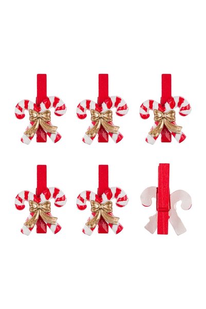 OEM Cleștișori de Crăciun Decorativi din Lemn Acadele de Polirasina 4.5 cm – ...