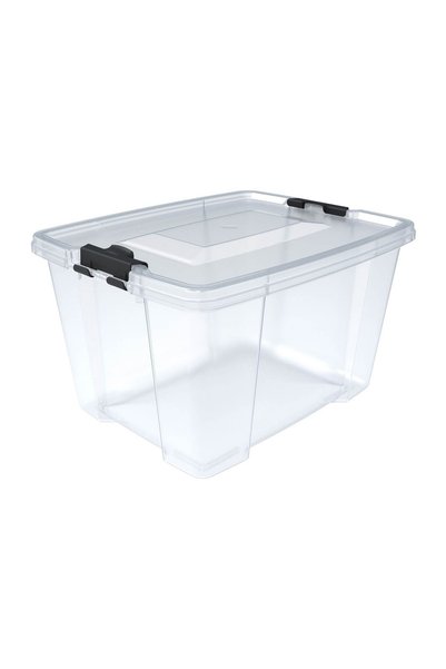 OEM Cutie de Depozitare din Plastic Transparentă 30 L cu Mânere – Organizare ...