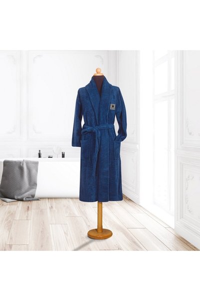 Greenwich Polo Club 3206 Μπλε Βαμβακερό Μπουρνούζι, Μεσαίο, 390 GSM