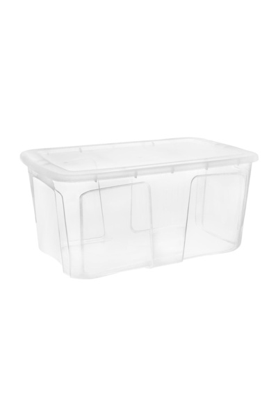 OEM Cutie de Depozitare din Plastic Transparentă 52 L cu Mânere, Ventilare – ...