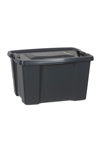 OEM Cutie de Depozitare din Plastic Gri 30 L – Organizare Practică pentru Casă
