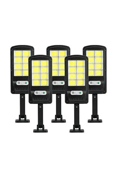 OEM Set 5 x Lampa solara 8 celule, cu incarcare solara, 100W, 160 LED-uri COB...