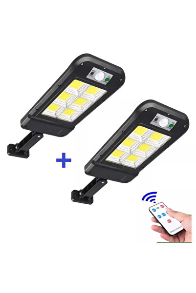 OEM 2 x Proiector solar cu 6 celule, 150 LED-uri COB ,telecomanda, sistem pri...