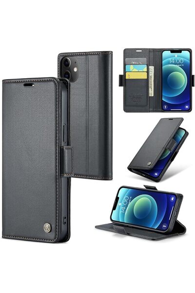 GENERAL ELEPIK for iPhone 12 Case with Card Holder, Kickstand [3 Card Holder ...