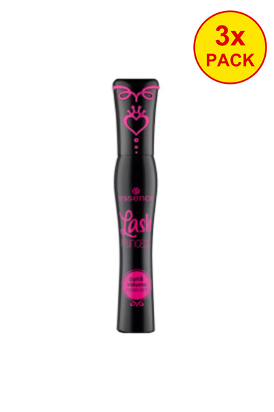 Essence 3x Πακέτο Μάσκαρα Lash Princess Curl&Volume, 12ml