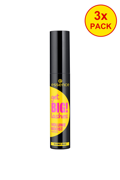 Essence 3x PACK Mascara get BIG! lashes VOLUME BOOST mascara, 12 ml