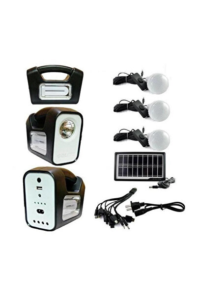 GDLITE Kit Iluminare 3 becuri LED cu incarcare solara Camping GDlite- 3