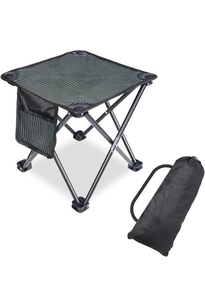 KASTWAVE Camping Stool, Folding Samll Chair Portable Camp Stool, 13.7 Inch Fo...