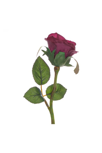 OEM Floare Artificială Trandafir Mov 30 cm – Decor Realist pentru Casă și Eve...