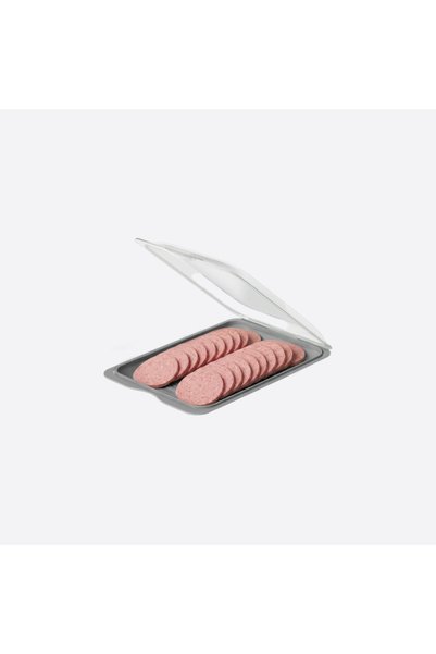 EMİLA HOME Food Storage Container & Shallow Deli Storage Container with Transparent Lid, Refrigerator Breakfast Cheese Salami Container, 35 X 250 X 170 mm (Bpa Free)