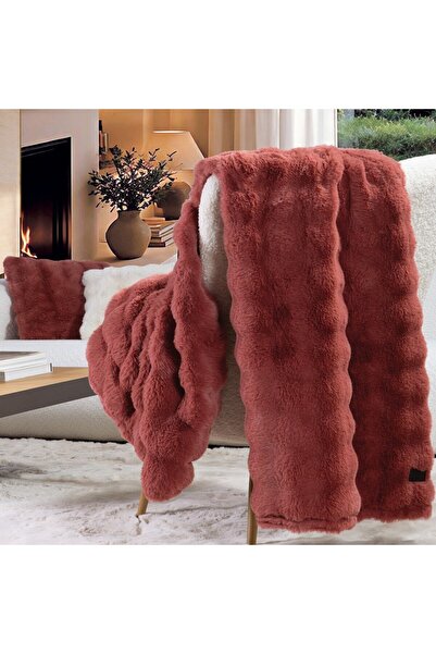 Nef Nef Homeware Nef-Nef Homeware Reality Paprica Κουβέρτα Καναπέ, 130 x 180 ...