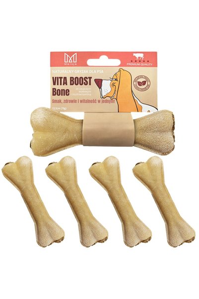 Mersjo Set de 5 oase de mestecat cu rom și multivitamine pentru câini 13,5 cm...
