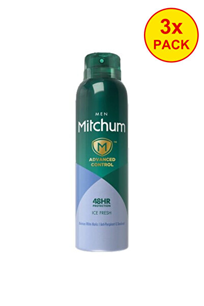 Mitchum Πακέτο 3x Αποσμητικό αντιιδρωτικό σπρέι Ice Fresh για άνδρες