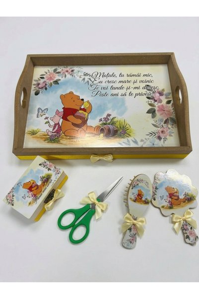 HUGBEBE SET DE 5 PIESE TAVITA TURTA, PERSONAJ DISNEY Winnie