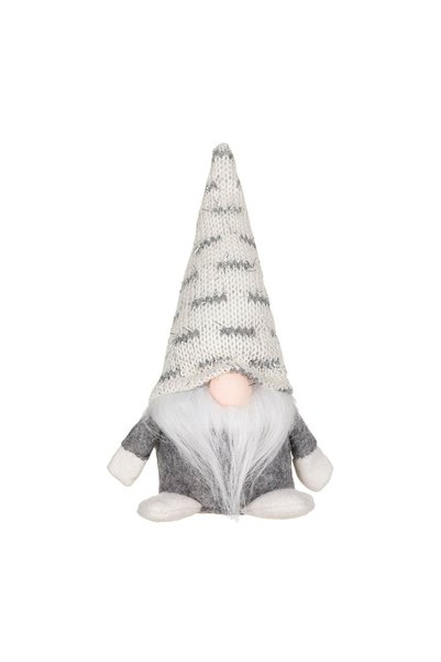 OEM Figurina Decorativa Gnome de Crăciun cu Caciula Albă 18 cm